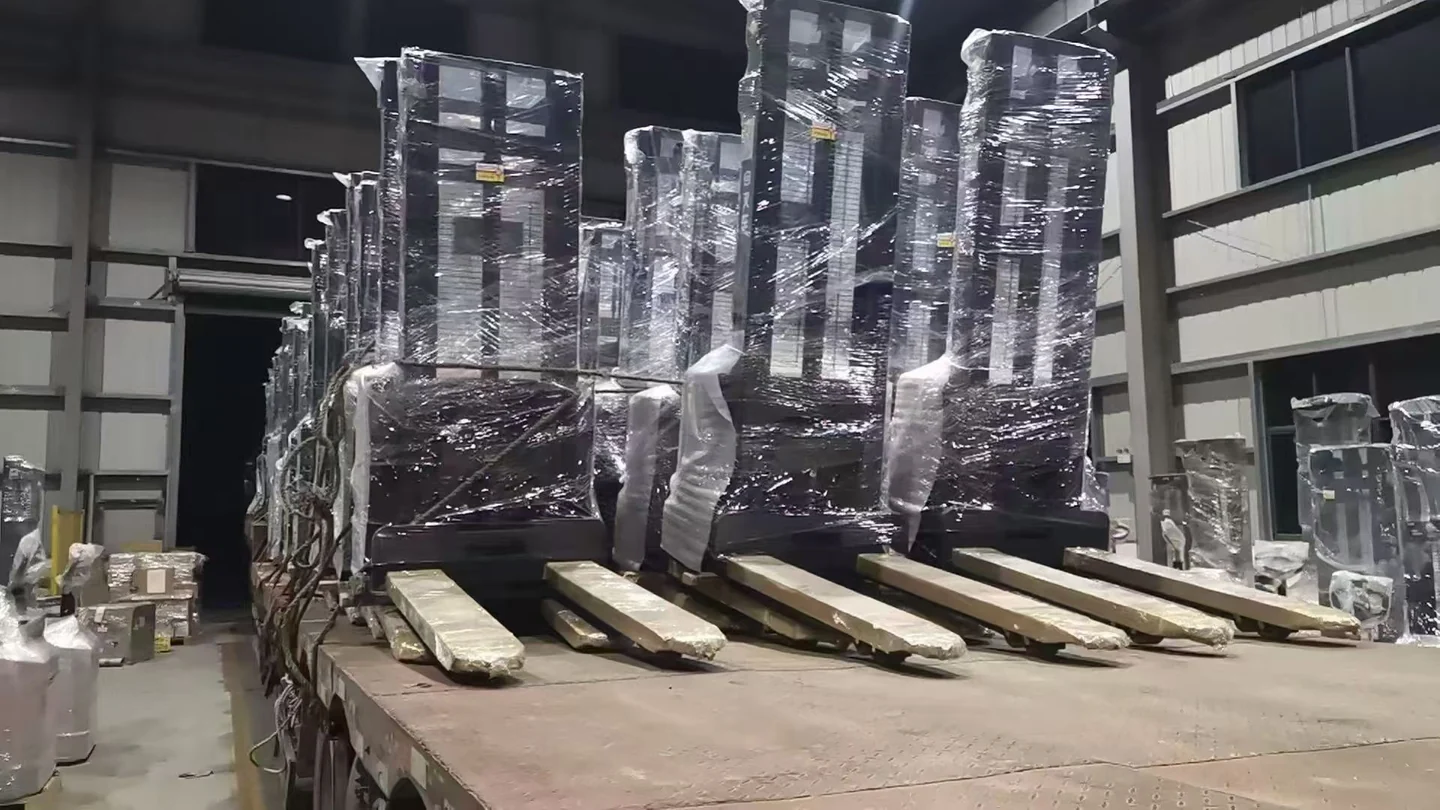 Equipment prepared for dispatch