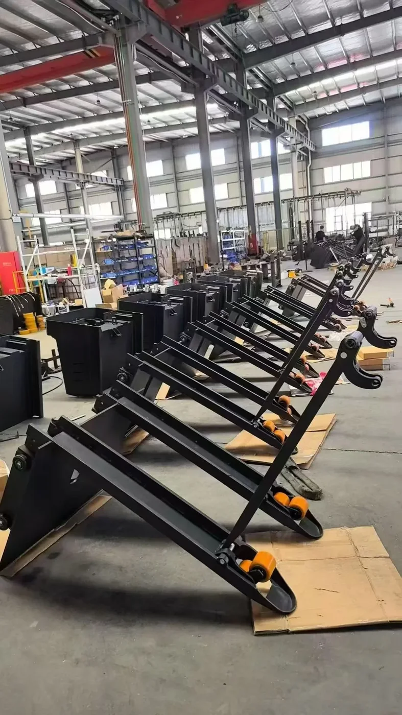 Equipment frame assembly production area